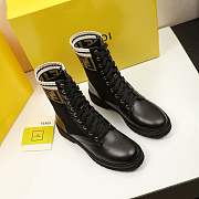 Fnddi Leather Combat Boots - 3