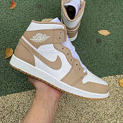 Air Jordan 1 Mid Tan Gum 554724-271 - 1