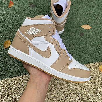 Air Jordan 1 Mid Tan Gum 554724-271