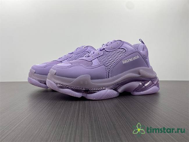 Blncig Triple S Sneaker 'Clear Sole - Light Lilac' 544351 W2GA1 5890 - 1