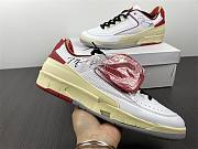 Air Jordan 2 Retro Low SP Off-White White Red DJ4375-106 - 2