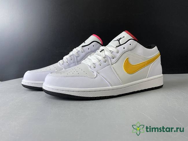 Air Jordan 1 Low White Multi-Color CW7009-100 - 1