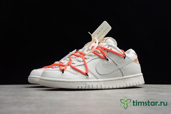 Off-White x Nike SB Dunk Low LTHR OW Beige White  CT0856-900 - 1