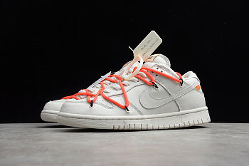 Off-White x Nike SB Dunk Low LTHR OW Beige White  CT0856-900