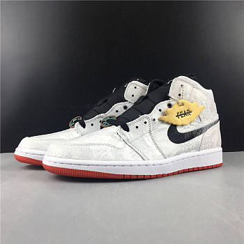 Air Jordan 1 Mid SE Fearless Edison Chen CLOT CU2804-100