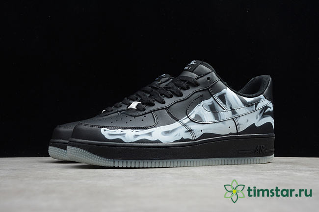 Nike Air Force 1 Low Black Skeleton Halloween (2019) BQ7541 001 - 1