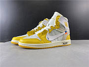 Jordan 1 Retro High OFF-WHITE Canary Yellow - 1