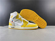 Jordan 1 Retro High OFF-WHITE Canary Yellow - 4