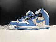 Nike Dunk High Pro SB Supreme Blue Stars 307385-141  - 1