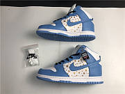 Nike Dunk High Pro SB Supreme Blue Stars 307385-141  - 5