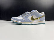 Sean Cliver x Nike SB Dunk Low White Jade Metallic DC9936-100 - 1