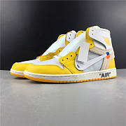 Air Jordan 1 High Off-White Canary Yellow AQ0818-149  - 1