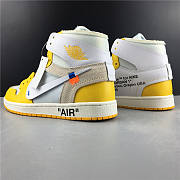 Air Jordan 1 High Off-White Canary Yellow AQ0818-149  - 4