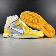 Air Jordan 1 High Off-White Canary Yellow AQ0818-149  - 2