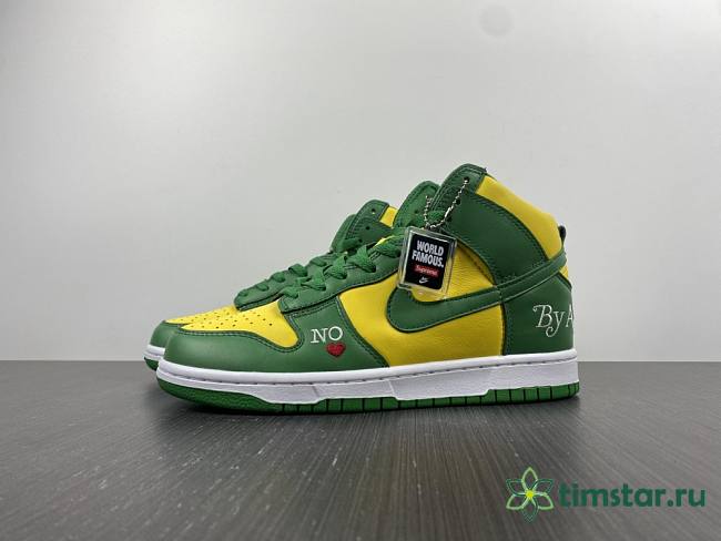 Nike SB Dunk High Supreme By Any Means Brazil  DN3741-700 - 1