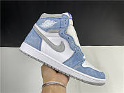 Jordan 1 Retro High Hyper Royal Smoke Grey  555088-402 - 4