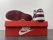 New Nike Dunk Low “Bordeaux” White/Bordeaux DD1503-108 - 4