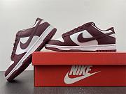 New Nike Dunk Low “Bordeaux” White/Bordeaux DD1503-108 - 5