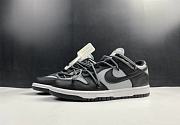 off white nike dunk low black grey - 1