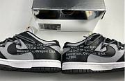 off white nike dunk low black grey - 4