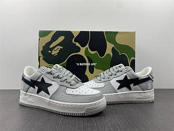 A Bathing Ape Bape Sta Low Grey Black  001FWH701002_WHT_A / 1H70-291-002