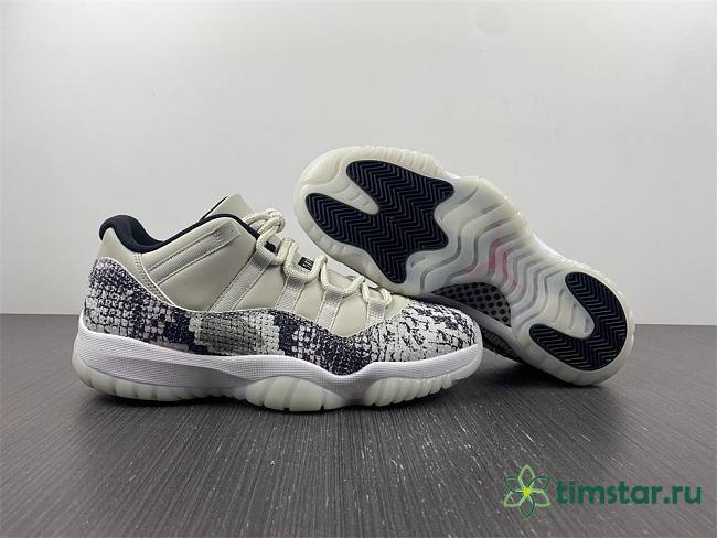 Jordan 11 Retro Low Snake Light Bone CD6846-002 - 1