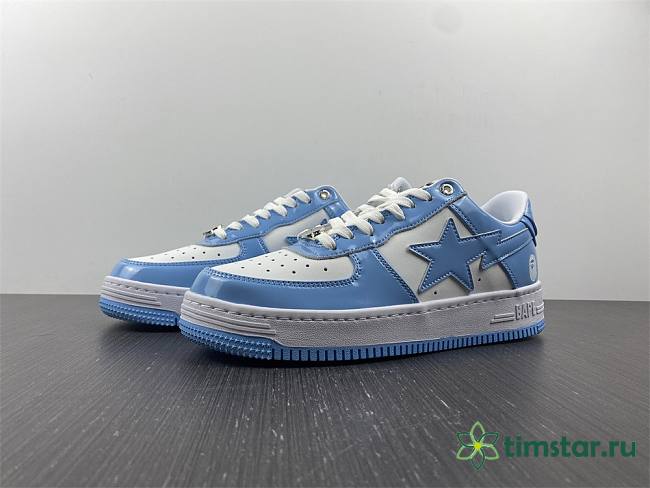 A Bathing Ape Bape Sta Low Blue  001FWH701001_SAX_A - 1