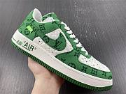 LsVttn Nike Air Force 1 Low By Virgil Abloh White Green - 2