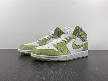 Jordan 1 Mid Green Python (W)  DV2959-113