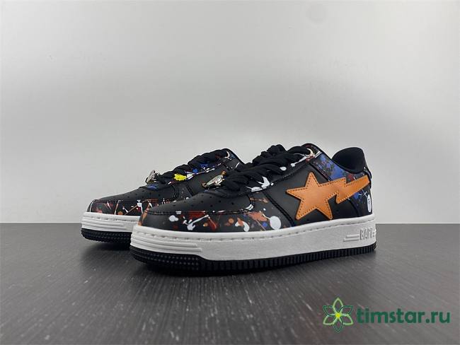 A Bathing Ape Bape Sta Paint Black - 1