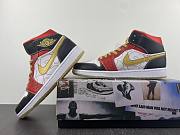 Jordan 1 Mid XQ White Black Sport Red  DV0576-176 - 5