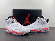 Jordan 6 Retro Infrared White   384664-123 - 2