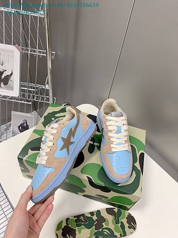 A Bathing Ape Bape Sta Low Blue sneaker