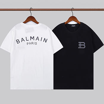 Balmain black and white shirt