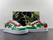 A Bathing Ape Bape Sta Green Red 1I80-191-004 - 4