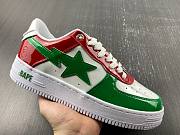 A Bathing Ape Bape Sta Green Red 1I80-191-004 - 5