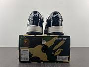 A Bathing Ape Bape Sta Patent Leather Black White 1I70191002 - 3