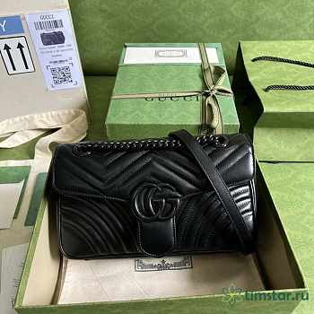 Guccii1 GG Marmont small shoulder bag 443497 26cm