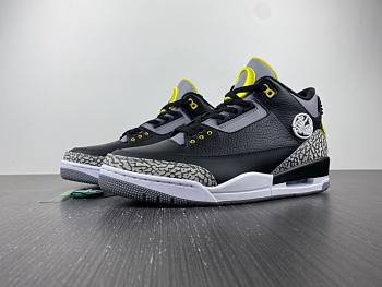 Nike Air Jordan 3 Retro Oregon Ducks Pit Crew Black HO11-MNJDLS-5