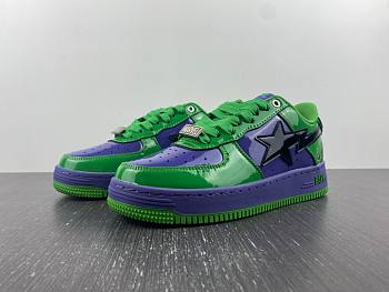 A Bathing Ape Bape Sta MARVEL Green Purple