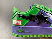 A Bathing Ape Bape Sta MARVEL Green Purple - 4