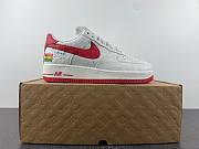 Nike Air Force 1 LsVttn white red - 5