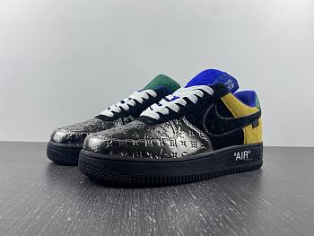 Nike Air Force 1 LsVttn black yellow