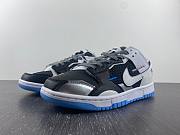 Nike Dunk Low Scrap Black Neutral Grey University Blue White DN5381-001 - 1