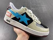 A Bathing Ape Bape Sta MARVEL Blue Black - 6