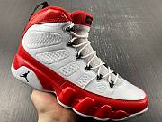 Nike Air Jordan 9 Retro White Gym Red - 3