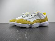 Nike Air Jordan 11 Low Yellow Snakeskin AH7860-107 - 1