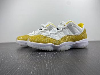 Nike Air Jordan 11 Low Yellow Snakeskin AH7860-107