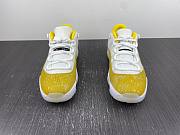 Nike Air Jordan 11 Low Yellow Snakeskin AH7860-107 - 5