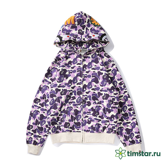 Bapee Hoodie purple - 1